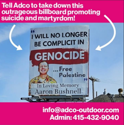 Antisemitic Billboards Glorify Death